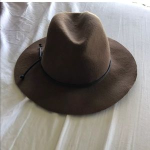 Brown wool hat
